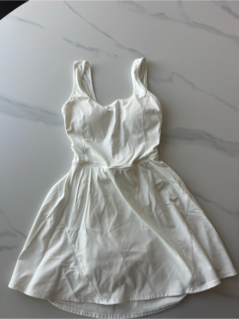 White Activewear Dress